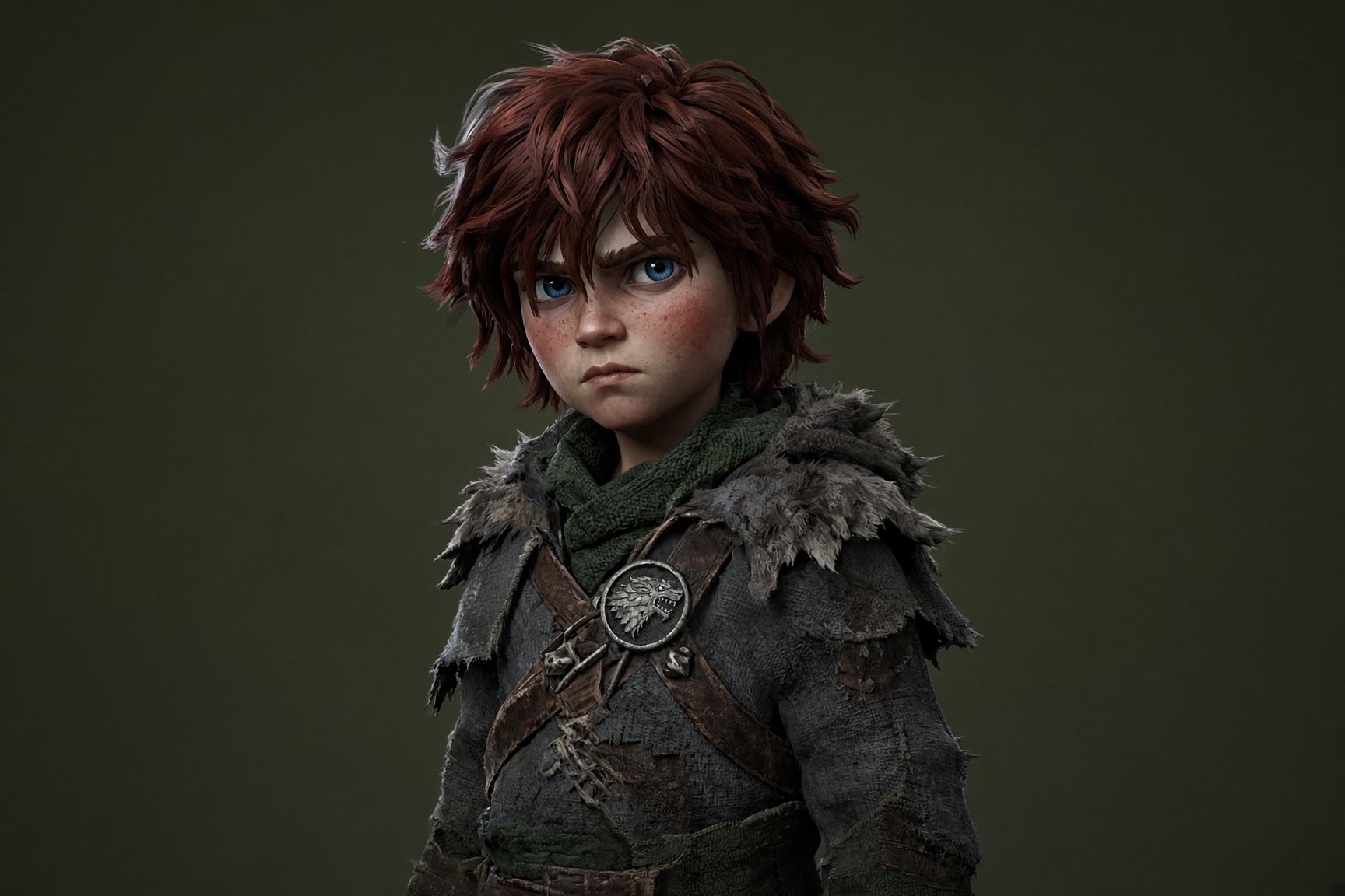 Portrait of Rickon Stark