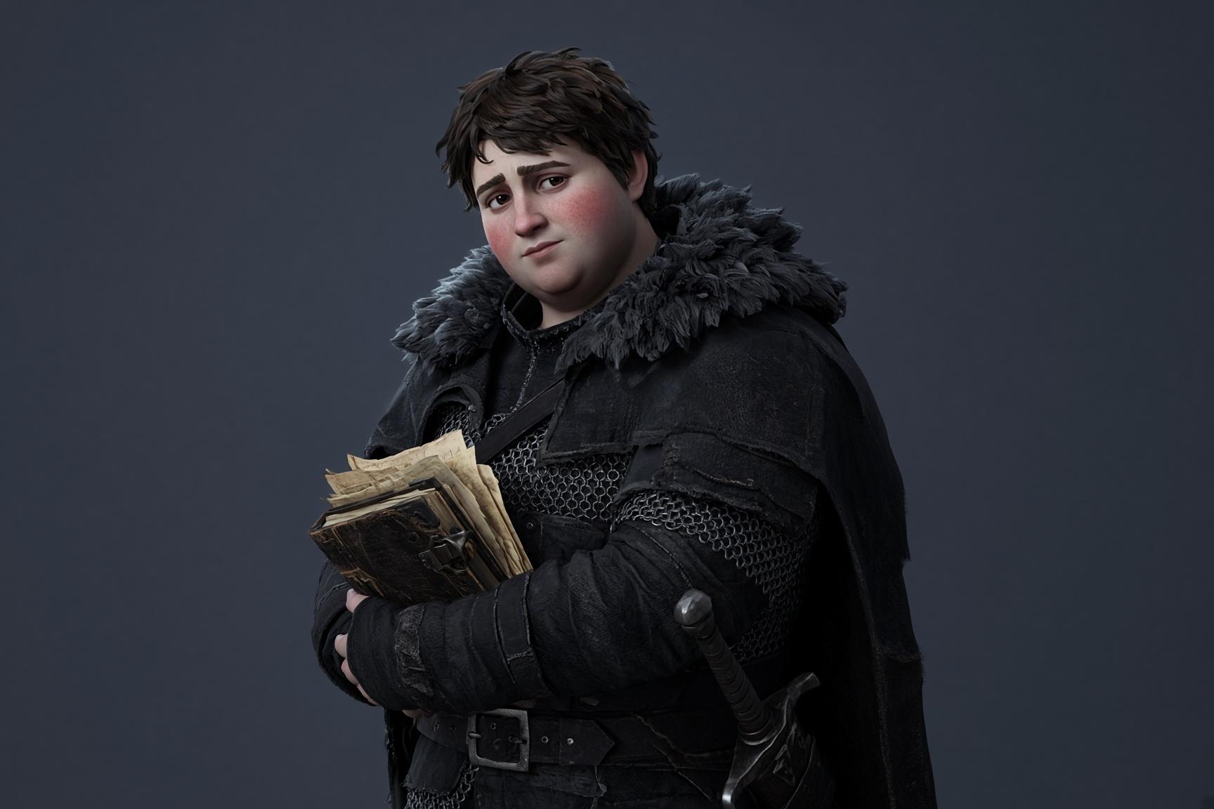 Portrait of Samwell Tarly